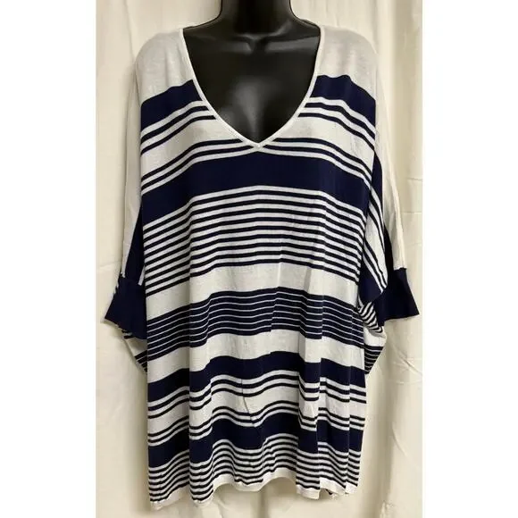 Tommy Bahama Womens Beach Sweater 3/4 Sleeves V-Neckline Cover-Up NWT New - Picture 2 of 9